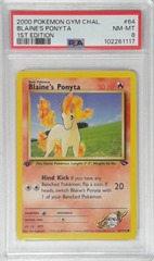 V1758: 2000: Blaine's Ponyta: 64/132: 1ST Edition: Gym Challenge: PSA: 8: NM-MT: 102261117